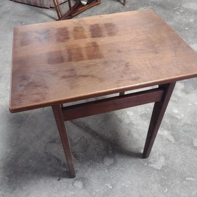 Mid Century Design Solid Wood Side Table