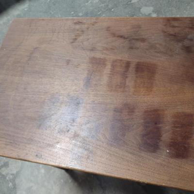 Mid Century Design Solid Wood Side Table