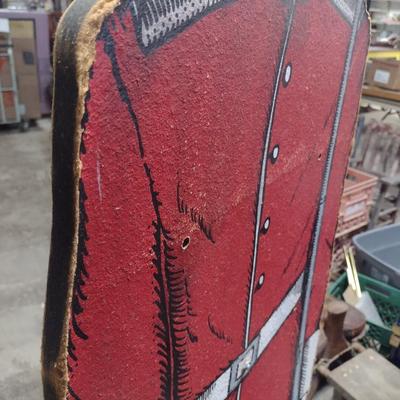 Life-Sized Queen's Guard Pressed Wood Chip Board Art on Stand