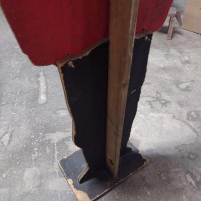 Life-Sized Queen's Guard Pressed Wood Chip Board Art on Stand