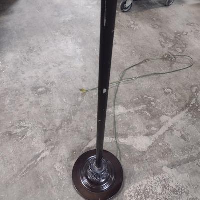 Metal Post Contemporary Floor Lamp with Shade