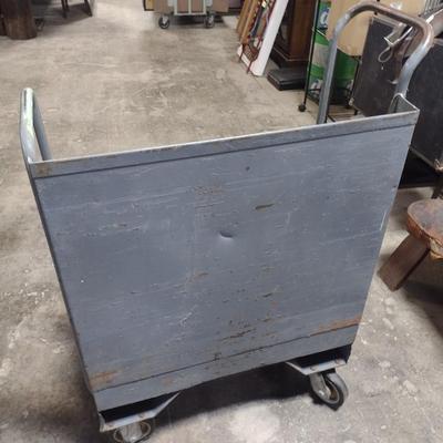 Vintage Industrial Pushcart