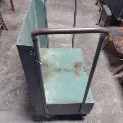 Vintage Industrial Pushcart