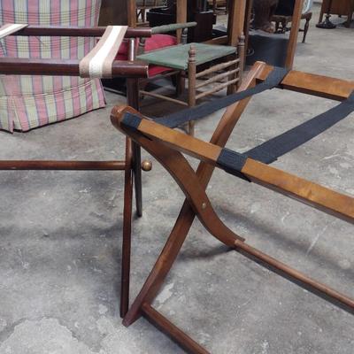 Pair of Folding Luggage Stands