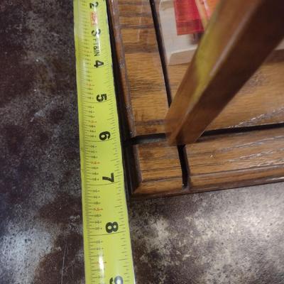 Large Balsa Wood London Bridge Diorama in Glass Display Case