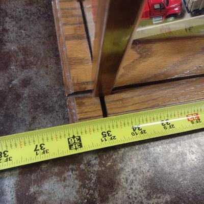 Large Balsa Wood London Bridge Diorama in Glass Display Case