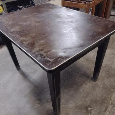Vintage Metal Industrial Worktable