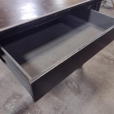 Vintage Metal Industrial Worktable