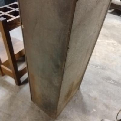 Vintage Single Unit Metal Industrial Design Storage Locker