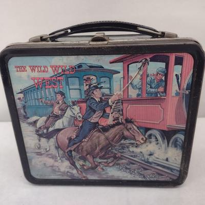 Vintage 1969 'Wild Wild West' Aladdin Industries Lunch Box and Thermos