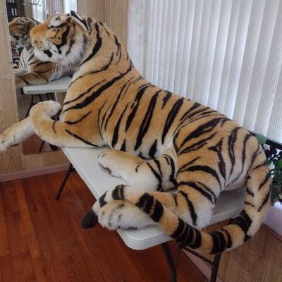 Large Life Size Stuffed Tiger