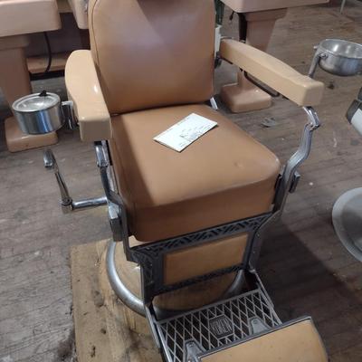 Vintage Koken Hydraulic Barber Chair