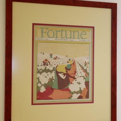 Framed Fortune 1931 Magazine Print