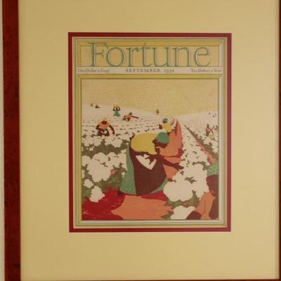 Framed Fortune 1931 Magazine Print