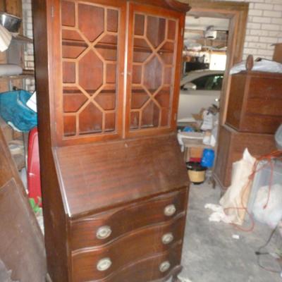 Secretary Desk with Hutch