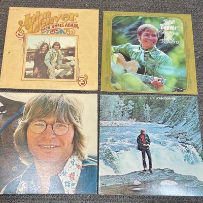 Lot of 4 Vintage John Denver 33RPM Vinyl Albums