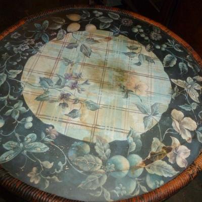 Vintage Round Side/Butler's Table