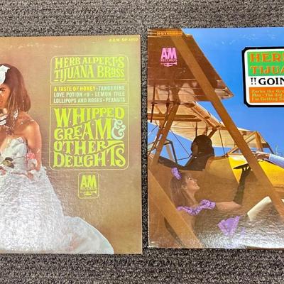 Herb Alpert and the Tijuana Brass Vintage 33RPM Vinyl Albums