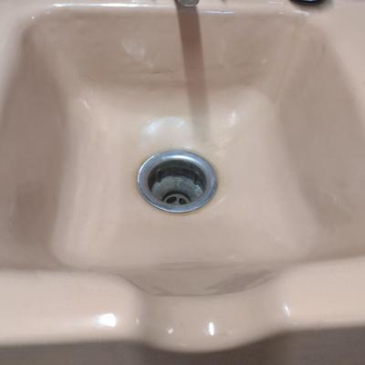 Vintage Pedestal Salon Single Basin Ceramic Sink Choice C