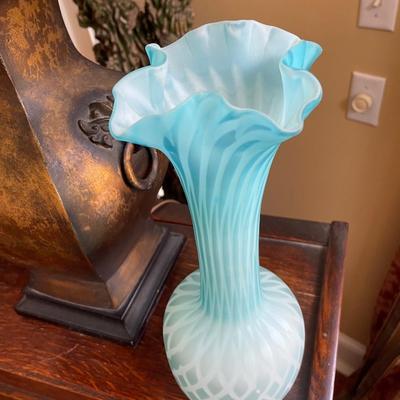 Pairpoint Cased Glass Vase