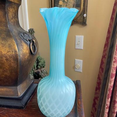 Pairpoint Cased Glass Vase