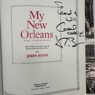 SIGNED John Besh Cook Book