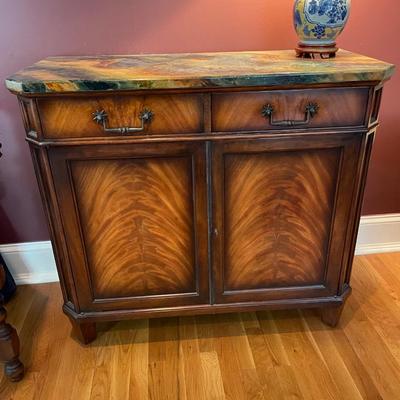 Antique Marble Top Chest