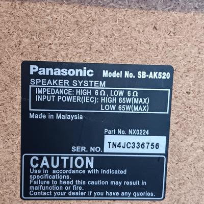3 PANASONIC SPEAKERS