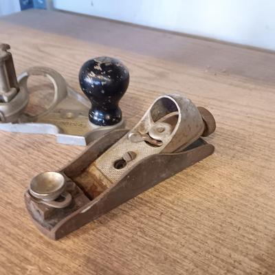 STANLEY NO 71 AND ANOTHER SMALLER WOOD PLANE