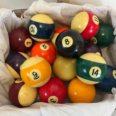 Vintage Pool balls