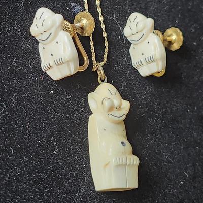 Inuit Alaskan Billiken (Good Luck) Charm Jewelry