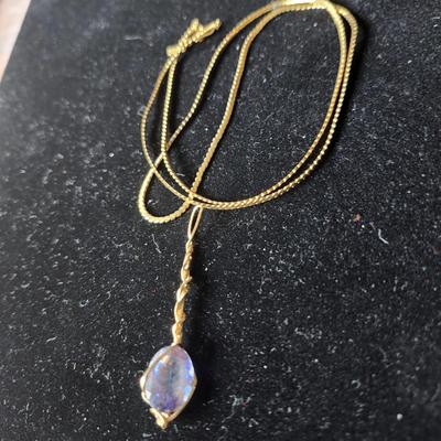 Wire wrapped Amethyst Pendant