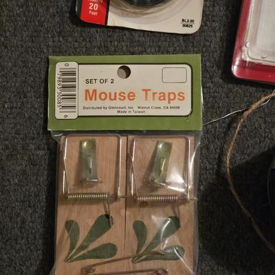 Wire, Jute, Hooks, and Mousetraps