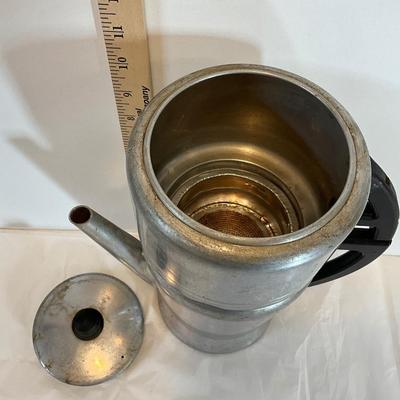 Vintage Flavo-Perk De Luce aluminum ware West bend Pot