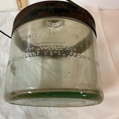 Antique Perfection Stove Co.Glass Kerosene Oil Jug/Jar