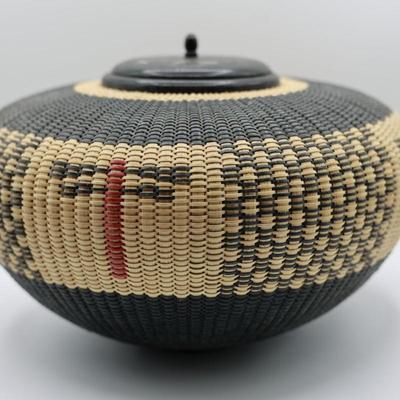 Signed JOAN BRINK - Native Basketry, 2003