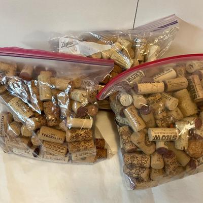 Natural Used Wine Corks 3 bags