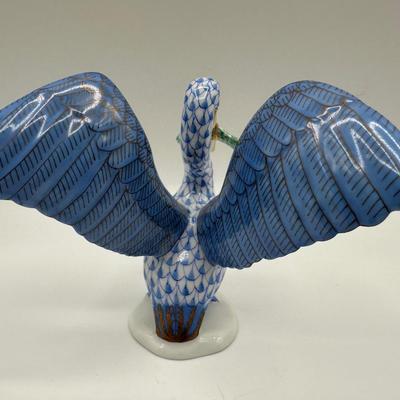 Herend Pelican w/ Fish