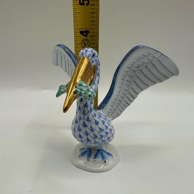 Herend Pelican w/ Fish