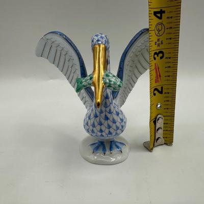 Herend Pelican w/ Fish