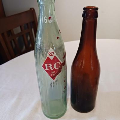 PEPSI, COKE, RC AND OTHER GLASS BOTTLES