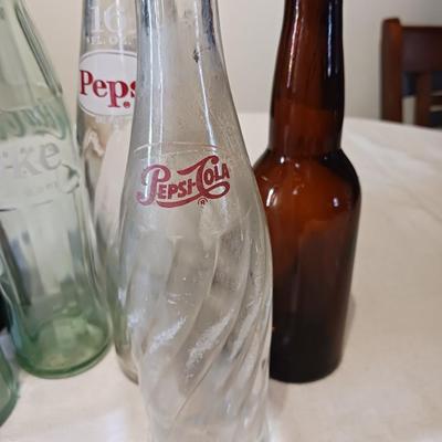 PEPSI, COKE, RC AND OTHER GLASS BOTTLES