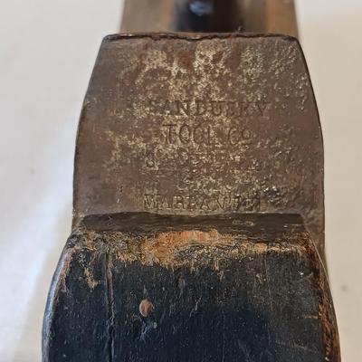 SANDUSKY TOOL CO ANTIQUE WOOD PLANE