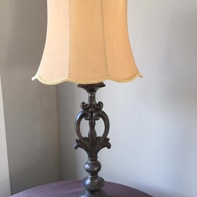 Iron Lamp with decorative Shade 