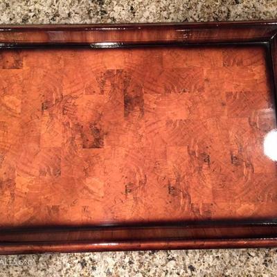 Nice Wooden Acrylic Tray 