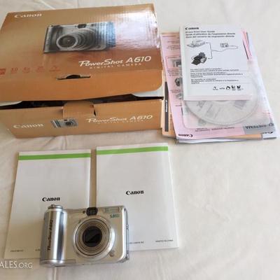 Cannon Powershot Digital Camera A610