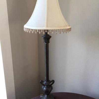 Table Lamp with Decorative Shade 