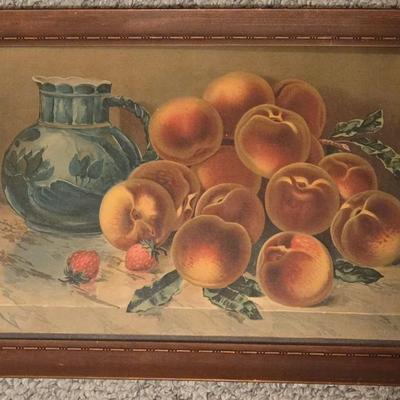 Antique Peaches Print