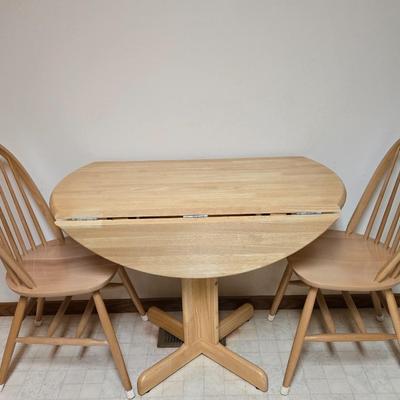 Kitchen Table with Drop Leaf Sides