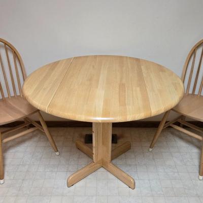 Kitchen Table with Drop Leaf Sides